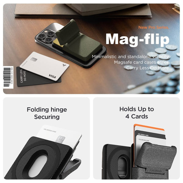 VRS Design Mag Flip iPhone Wallet