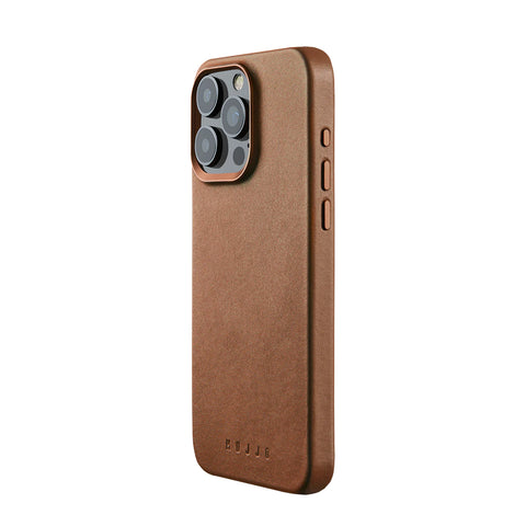 Mujjo Full Leather Magsafe Case iPhone 15 Pro Max