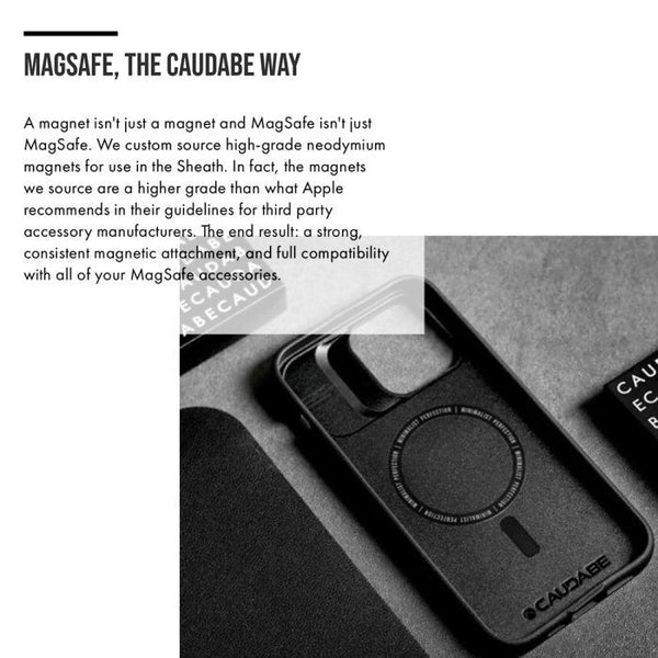 Caudabe Sheath Magsafe Case iPhone 15 Pro