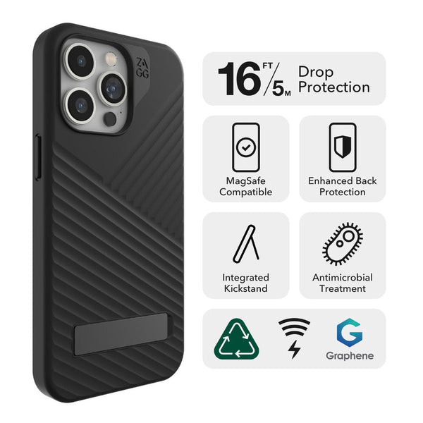 ZAGG Denali Snap Kickstand Case iPhone 15 Pro