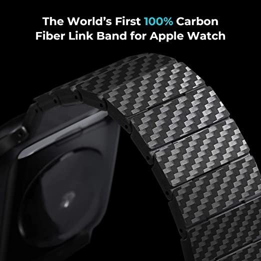 PITAKA Carbon Fiber Watch Band Modern Apple Watch 45/44/42mm
