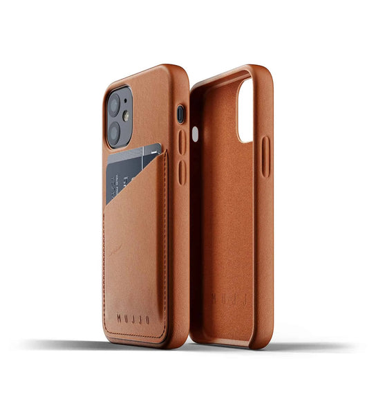 Mujjo Leather Wallet Case iPhone 12 Mini