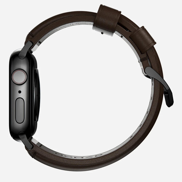 Nomad Traditional Strap Black Hardware Apple Watch 49/45/44/42mm
