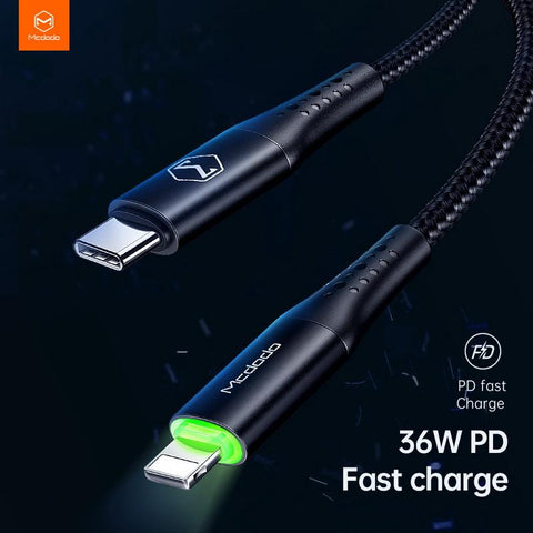 McDodo USB Type-C to Lightning Auto Disconnect 1.2m
